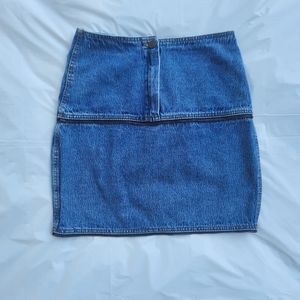 Vintage Paris Express "Diffusion" Denim Skirt